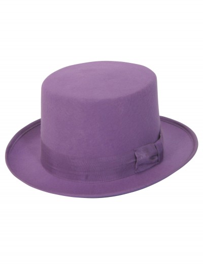 Purple Wool Top Hat