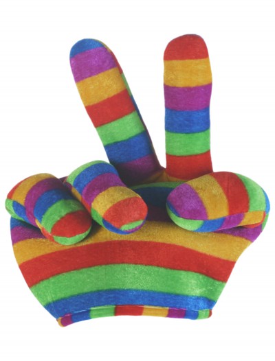 Rainbow Peace Sign Hat