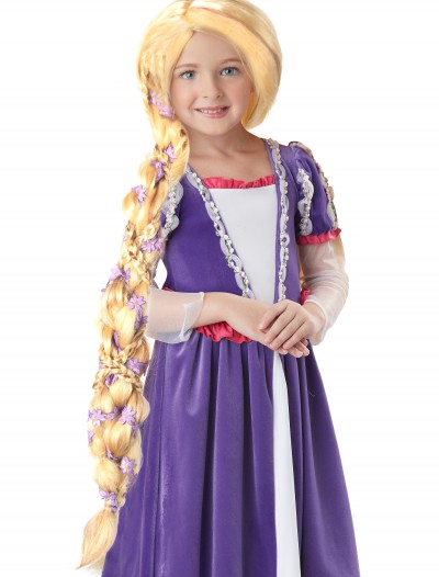Rapunzel Wig with Flowers