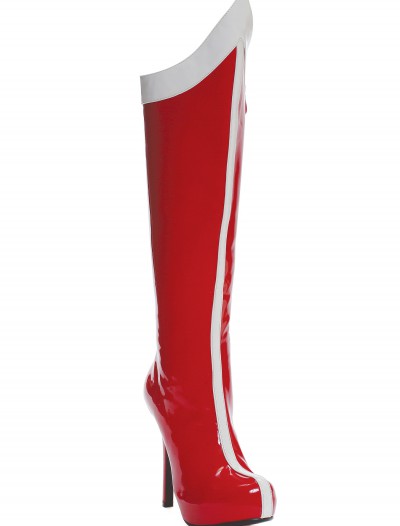 Red and White Superhero Boots