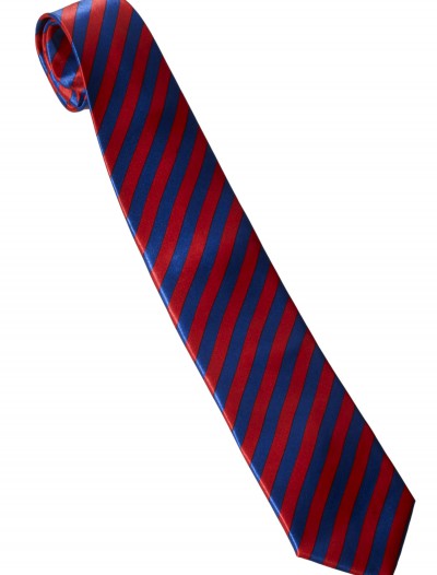Red/Blue Striped Windsor Necktie