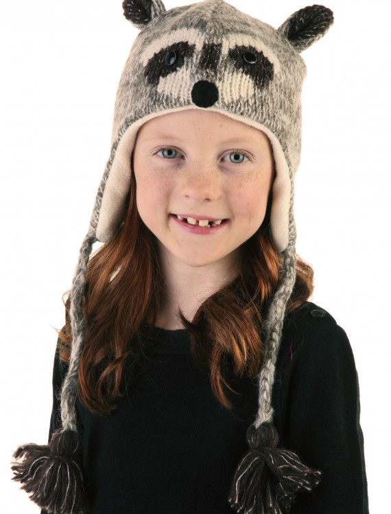 Kids Robbie the Raccoon Hat