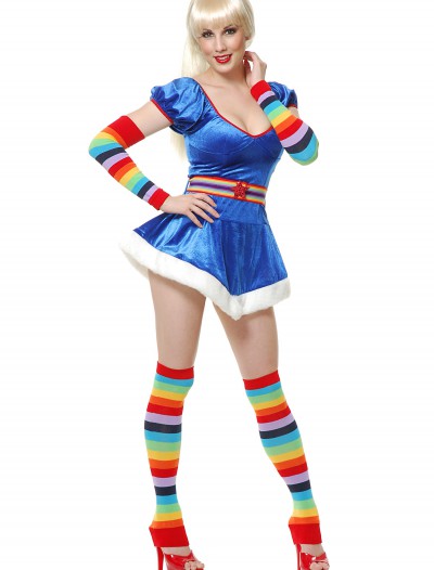 Sexy 80s Rainbow Vixen Costume