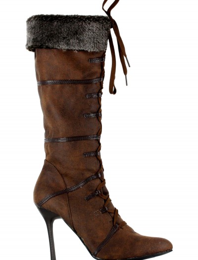 Sexy Brown Viking Boots