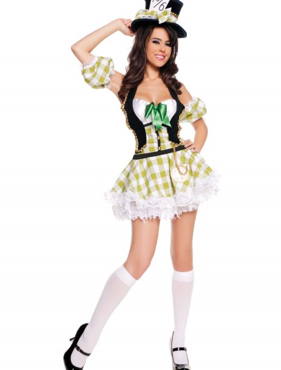 Sexy Plaid Mad Hatter Costume