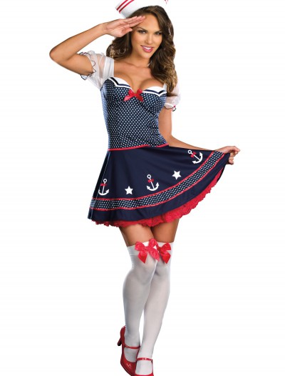 Sexy Polka Dot Sailor Costume