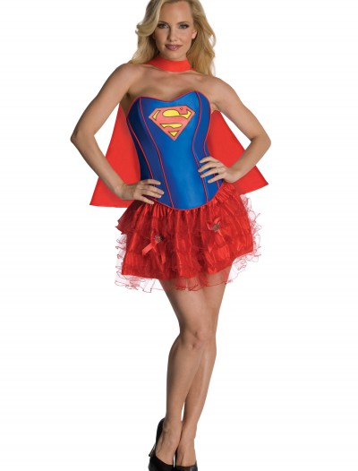 Sexy Supergirl Corset Costume