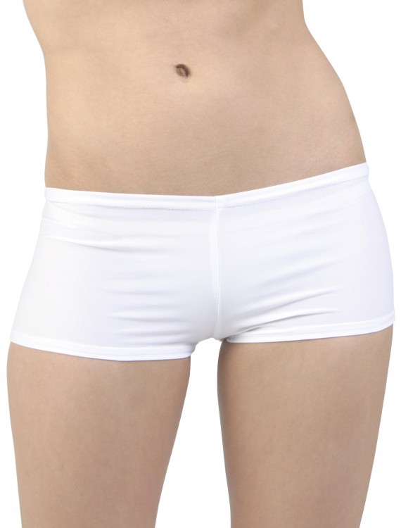 Sexy White Lycra Hot Pants