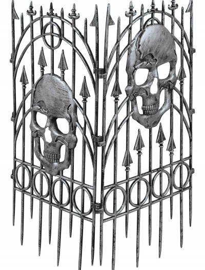 Silver Skull Fence