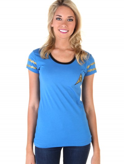 Star Trek Starfleet Blue Juniors Costume T-Shirt