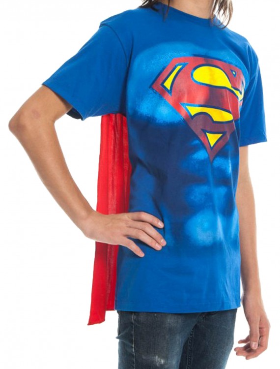 Superman S Shield Cape T-Shirt