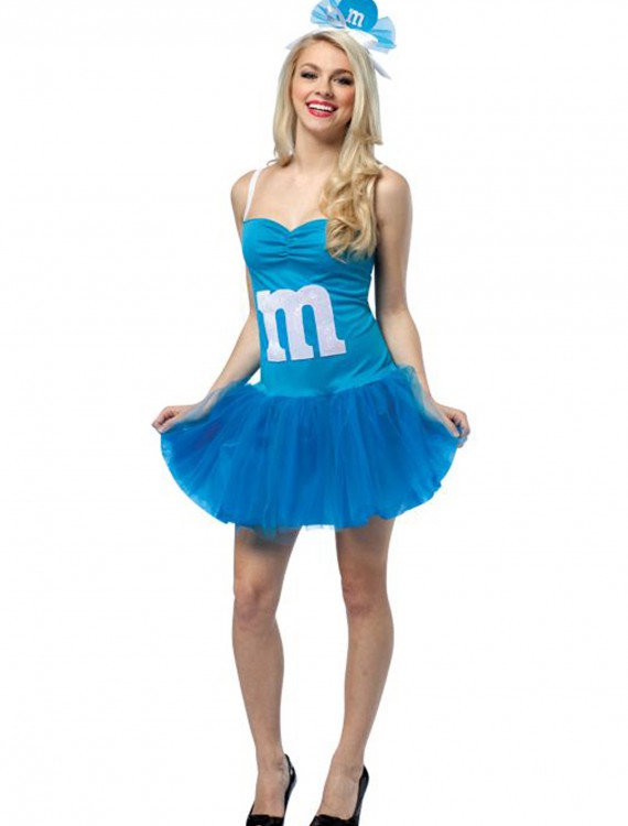 Teen Blue M&M Party Dress