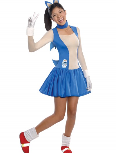 Teen Girls Sonic Dress Costume