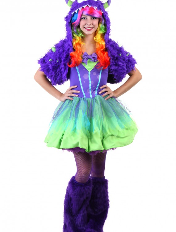 Teen Purple Posh Monster Costume