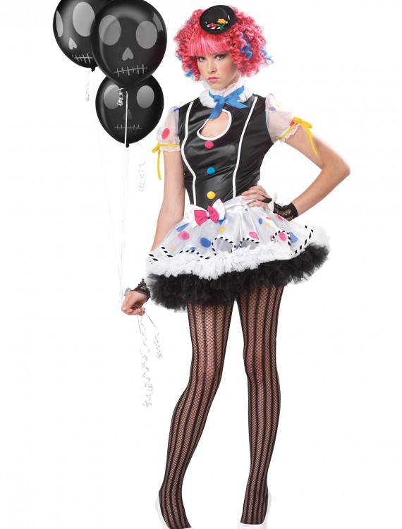 Teen Sassy Clown Costume