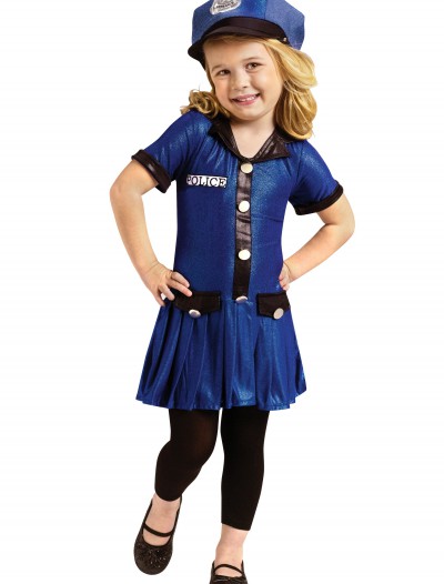 Toddler Girls Police Costume