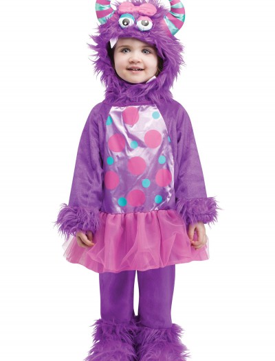 Toddler Terror in a Tutu Purple Costume