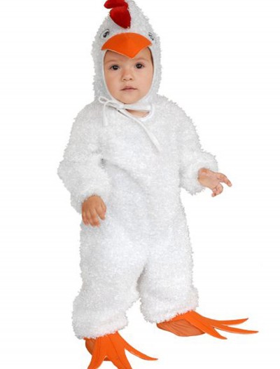 Toddler White Rooster Costume