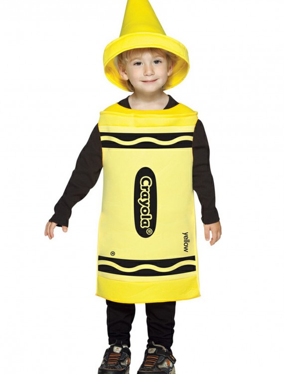 Toddler Yellow Crayon Costume