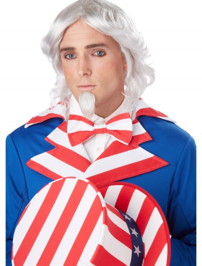 Uncle Sam Wig and Chin Patch