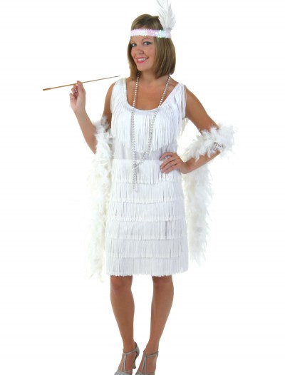 White Flapper Girl Costume