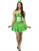Womens M&M Green Party Dress