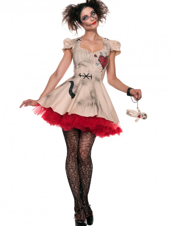 Womens Plus Size Voodoo Doll Costume
