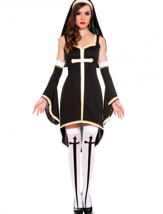 Women's Sinfully Hot Nun Costume