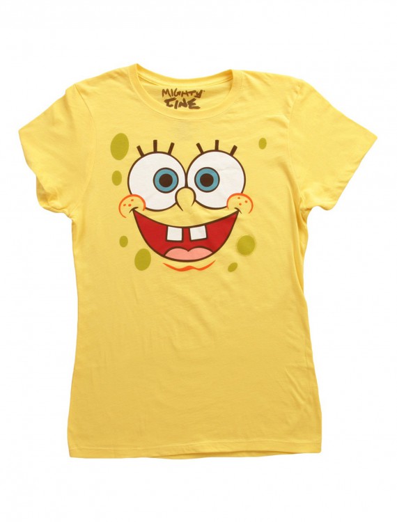 Women's SpongeBob Face Costume T-Shirt