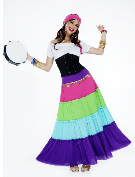 Women's Vibrant Gypsy Costume