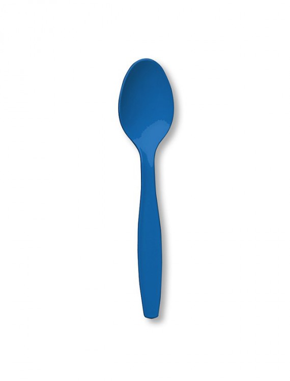 True Blue (Blue) Heavy Weight Spoons (24 count)