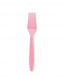 Candy Pink (Hot Pink) Heavy Weight Forks (24 count)