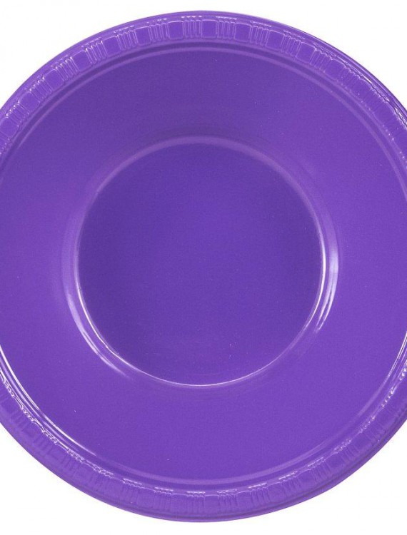 Perfect Purple (Purple) Plastic Bowls (20 count)