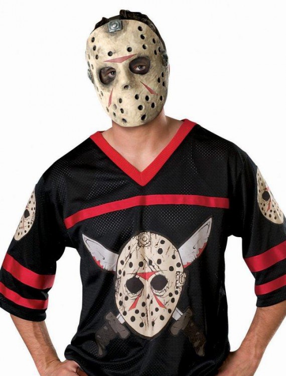 Friday the 13th Jason Hockey Jersey with Mask Adult Costume