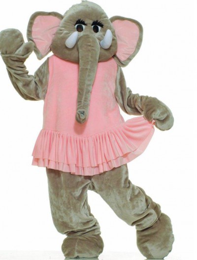 Elephant Plush Economy Mascot Adult Costume
