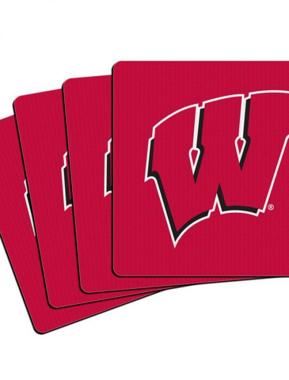 Wisconsin Badgers - Neoprene Coasters (4 count)