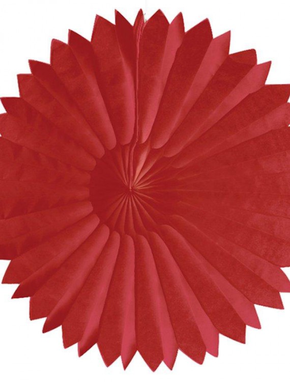 Red 22 Paper Tissue Fan