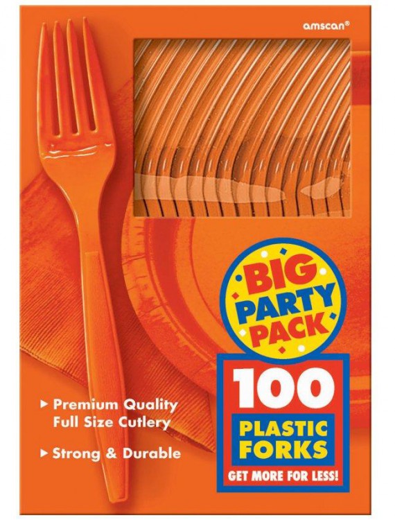 Orange Peel Big Party Pack - Forks (100 count)