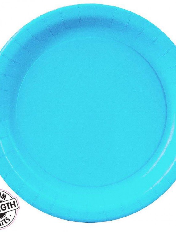 Bermuda Blue (Turquoise) Paper Dessert Plates (24 count)
