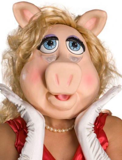 The Muppets Ms. Piggy Deluxe Overhead Latex Mask Adult
