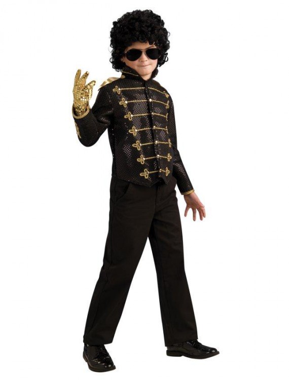 Michael Jackson Deluxe Black Military Jacket Child