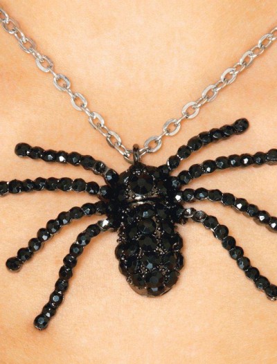 Deluxe Black Widow Necklace