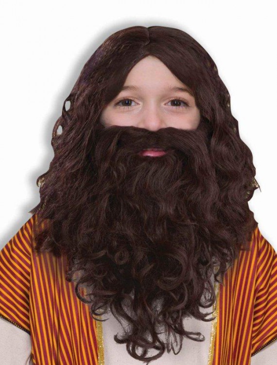 Biblical Wig and Beard Set Child