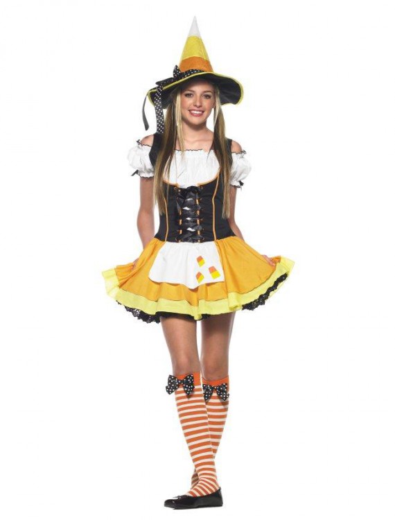 Candy Corn Witch Teen Costume