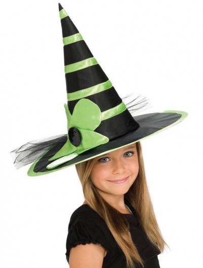 Child Green Witch Hat