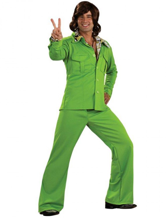 Leisure Suit Deluxe (Lime) Adult Costume