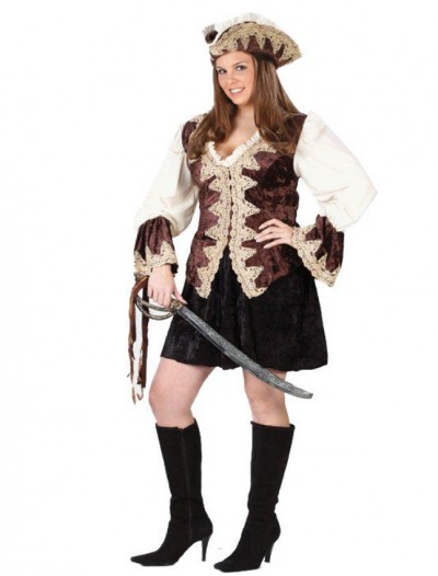 Royal Lady Pirate Adult Plus Costume