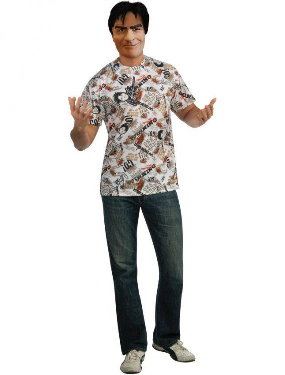 Charlie Sheen Adult Costume Kit
