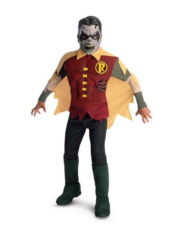 The Blackest Night Deluxe Zombie Robin Child Costume