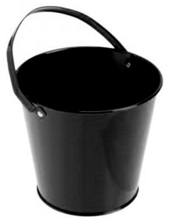 Metal Bucket - Black
